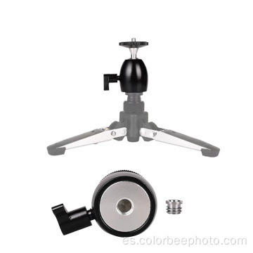 Cabezal de bola de trípode de montaje de cámara giratoria de 360 ​​grados